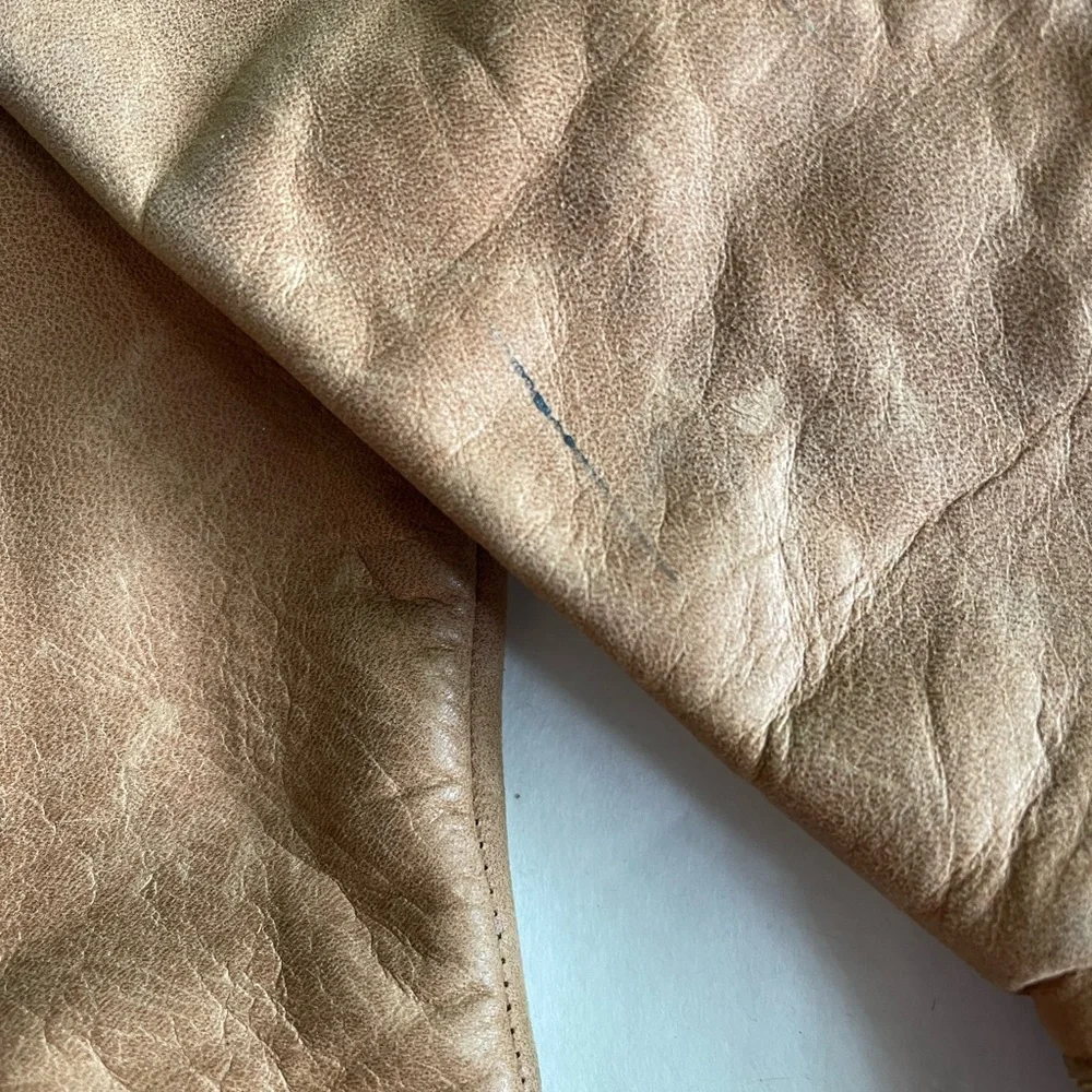 Lucky Brand Brown Tan Leather Boots Womens Size 10 - Picture 7 of 7